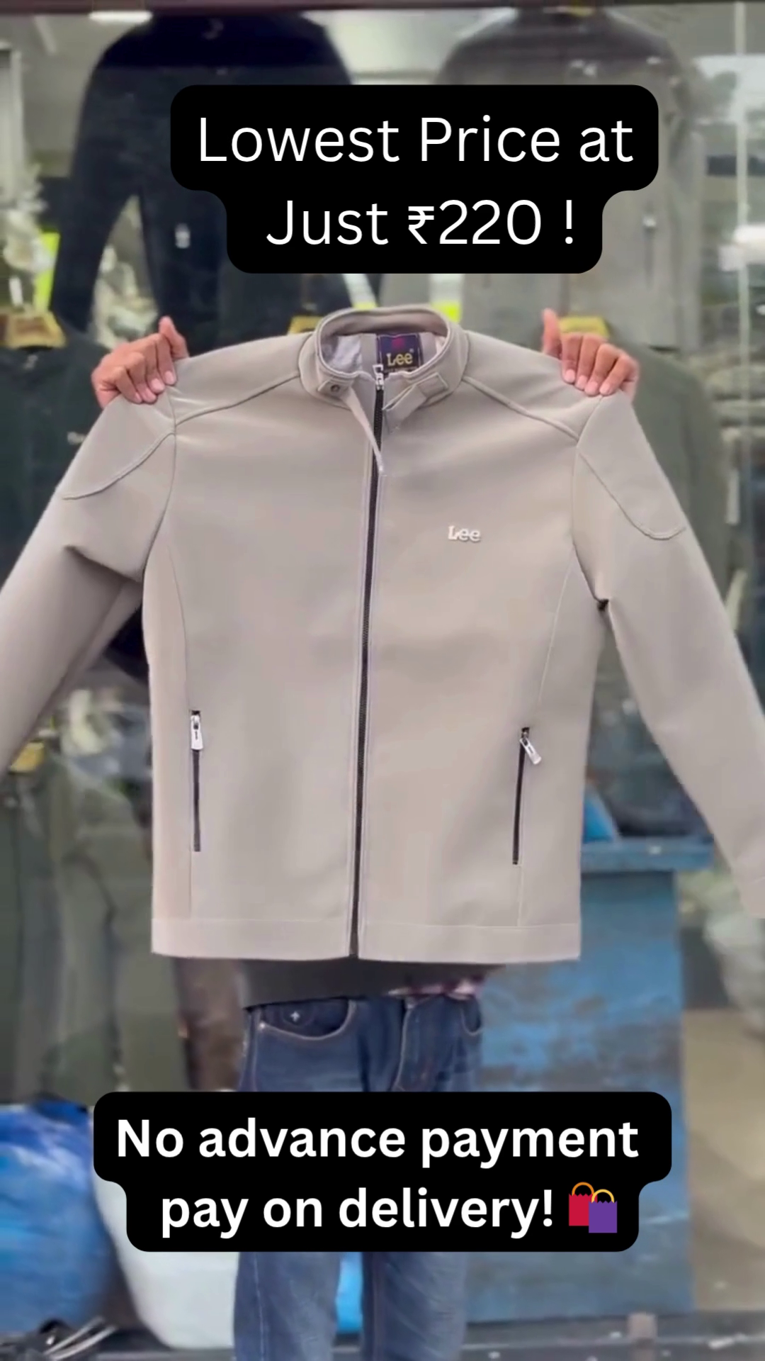 Lee Men’s Jacket – Timeless Style with Everyday Comfort