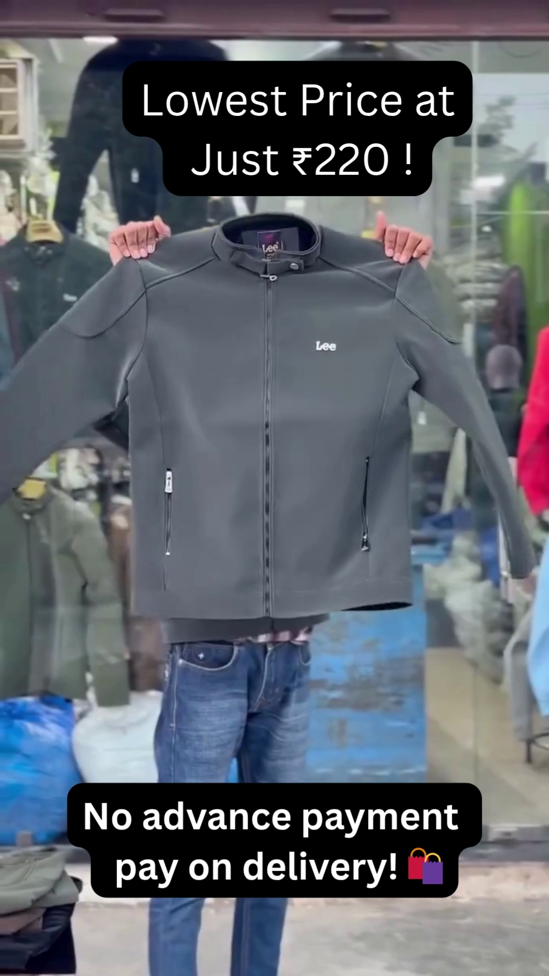 Lee Men’s Jacket – Timeless Style with Everyday Comfort