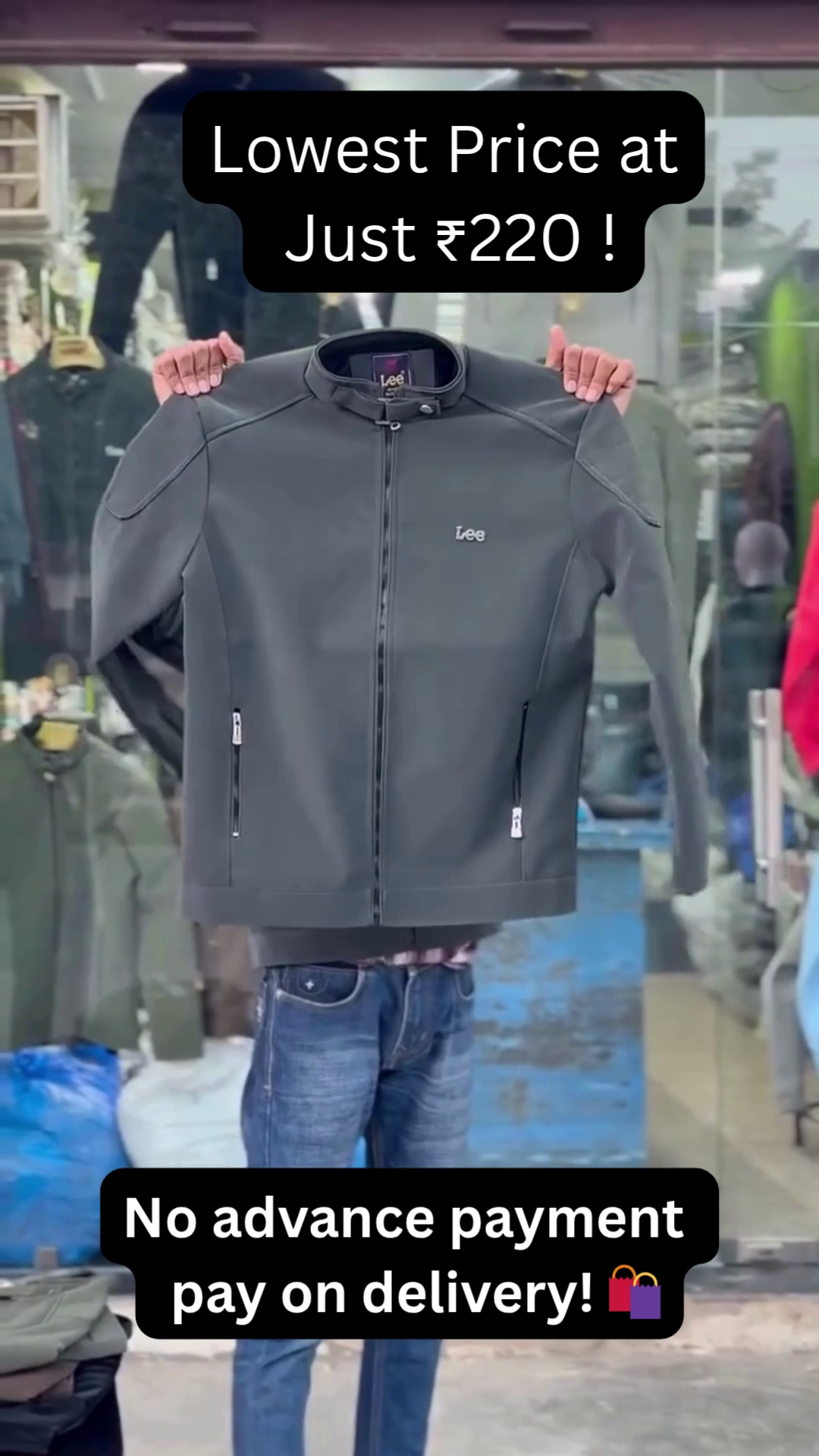 Lee Men’s Jacket – Timeless Style with Everyday Comfort