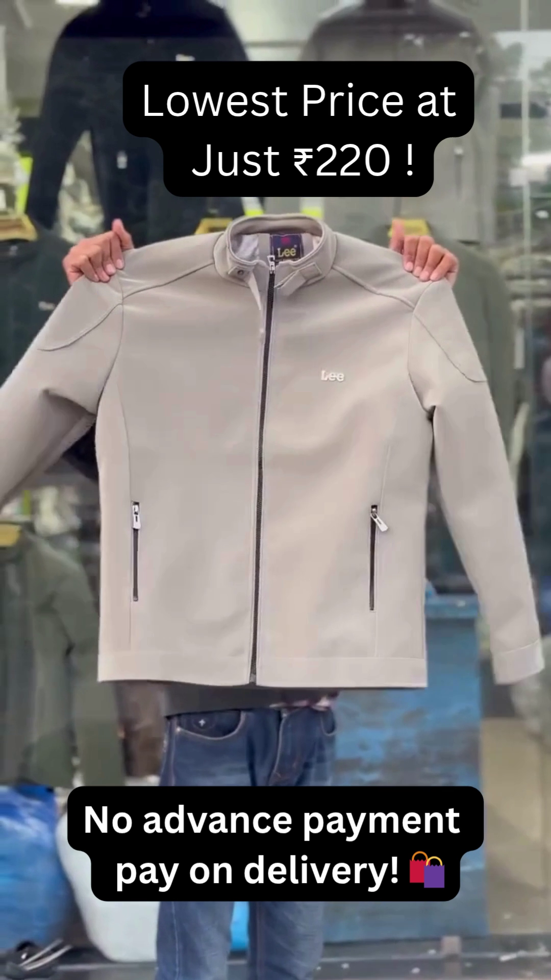 Lee Men’s Jacket – Timeless Style with Everyday Comfort