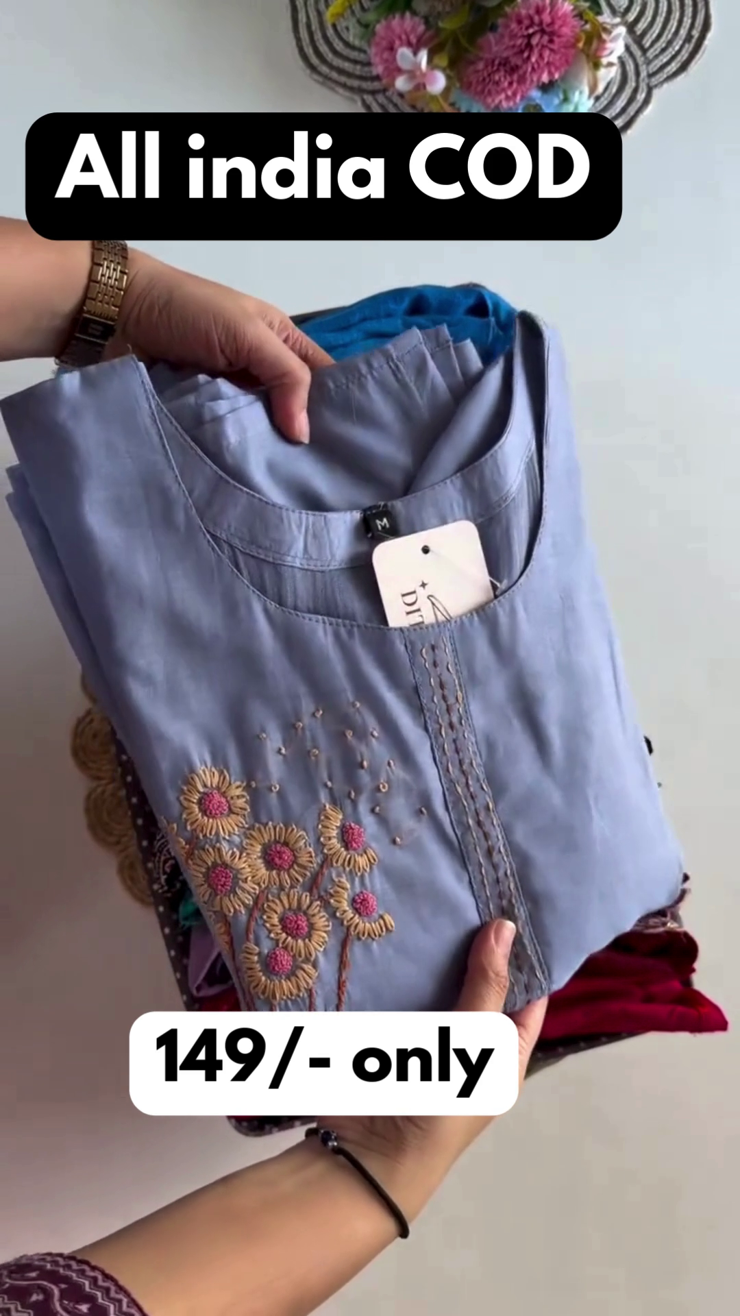 ✨ Premium Embroidered Kurti Collection – Everyday Elegance at an Unbeatable Price ✨