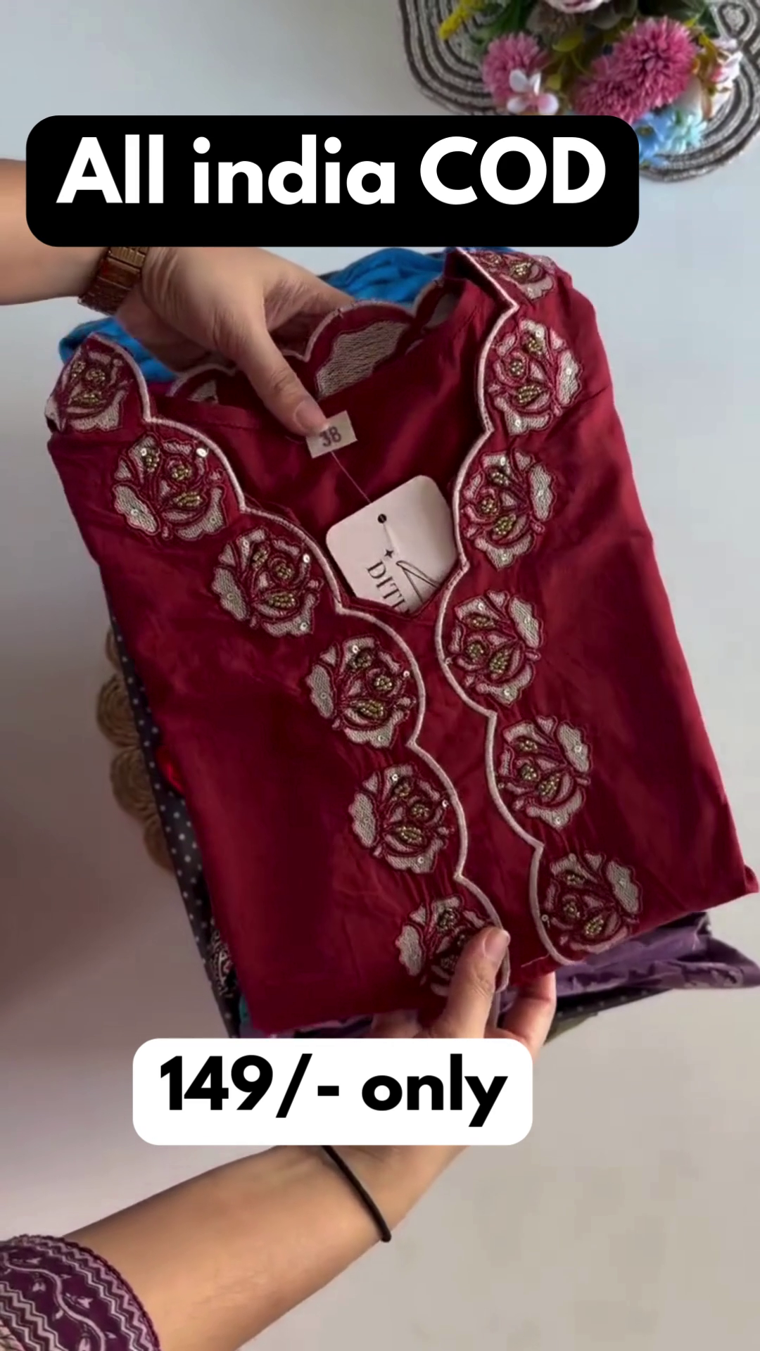 ✨ Premium Embroidered Kurti Collection – Everyday Elegance at an Unbeatable Price ✨