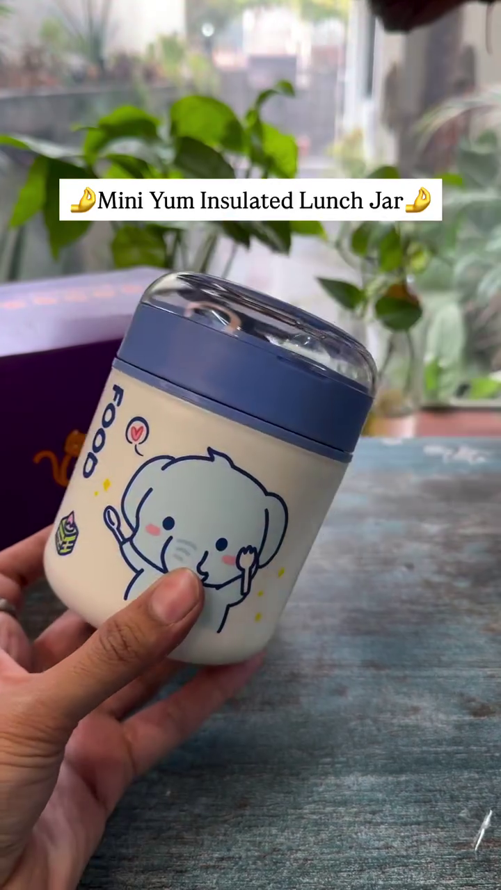 🍱✨ Mini Yum Insulated Lunch Jar – Cute, Compact & Super Practical! ✨🍱