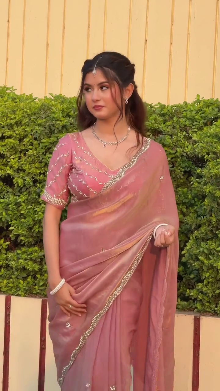 Soft Pink Elegance with Delicate Details