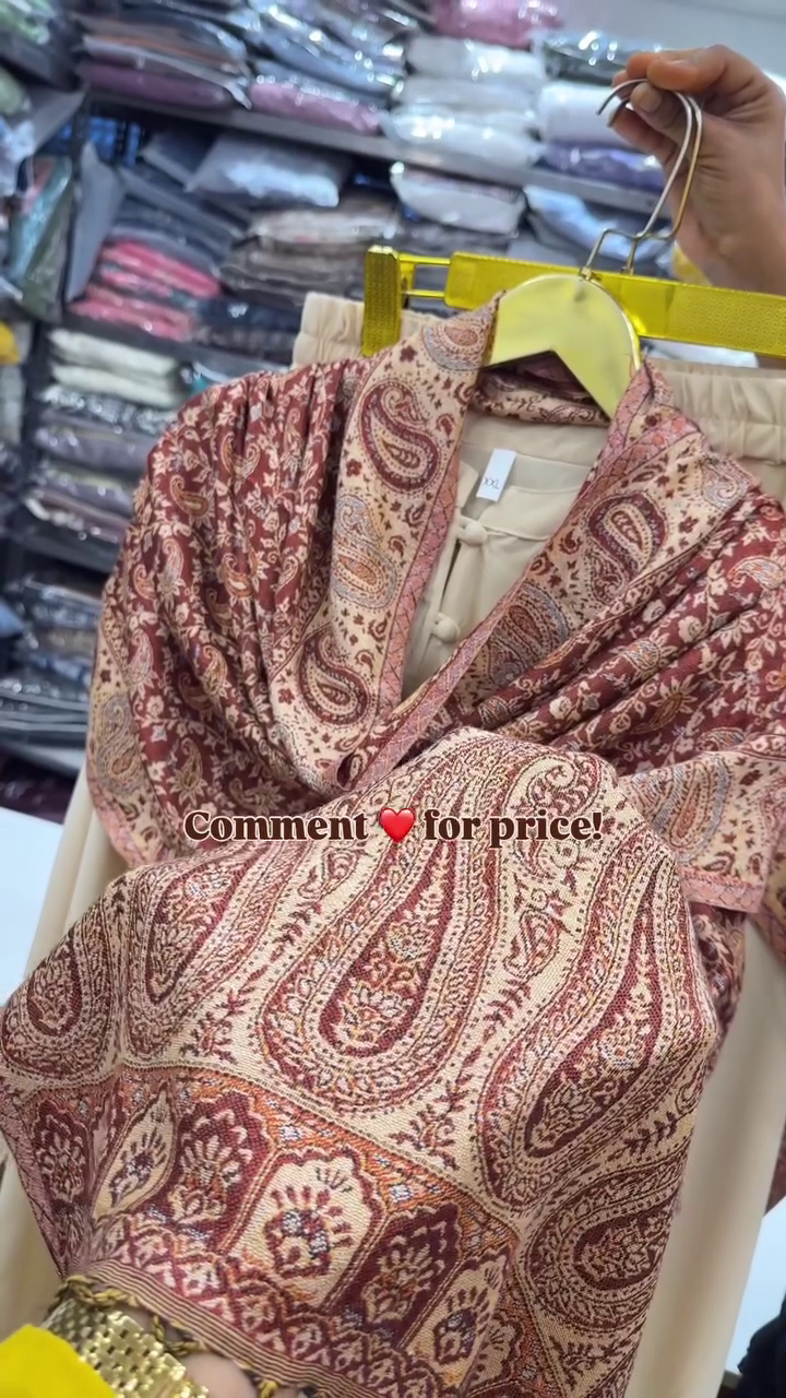 Classic Beige Kurta Set with Printed Dupatta