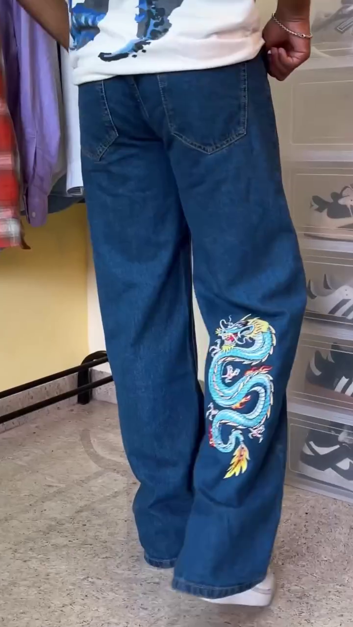 Men’s Classic Black Straight-Fit Pants