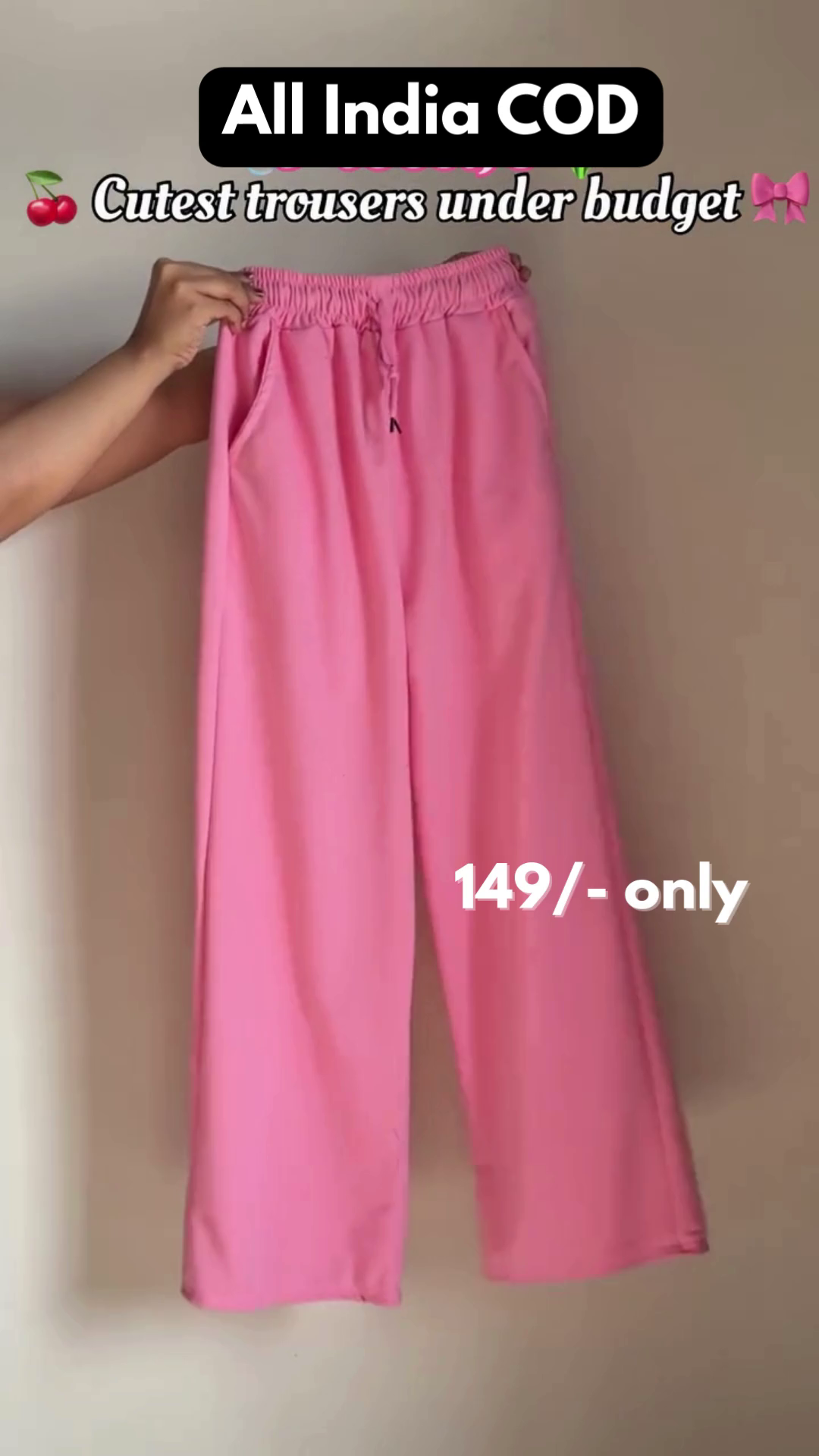 Black and Grey Casual Trousers