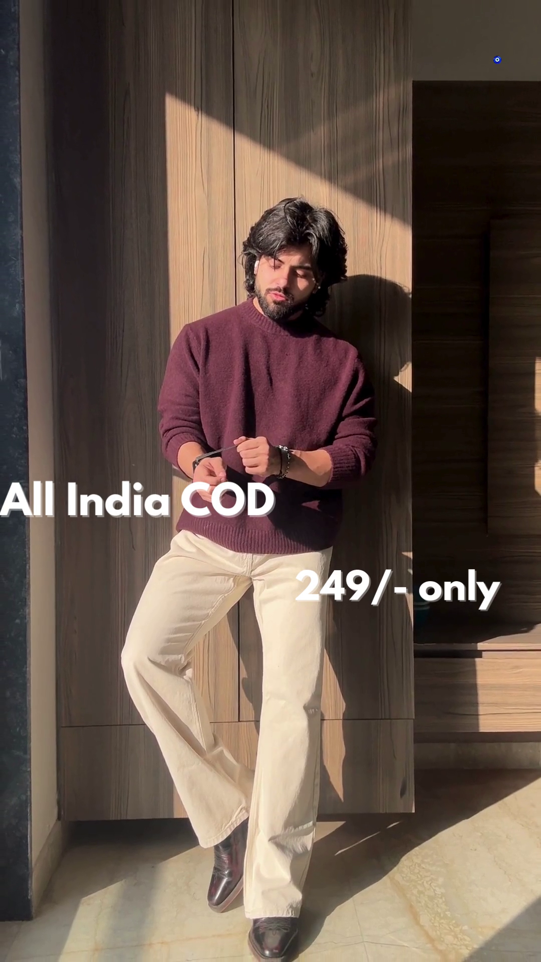 Men’s Classic Cream Straight Fit Trousers