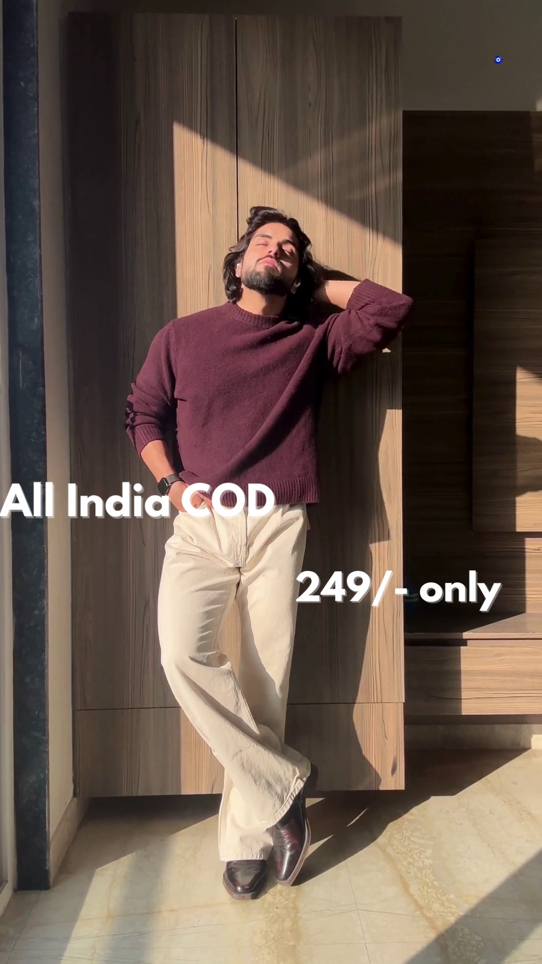 Men’s Classic Cream Straight Fit Trousers