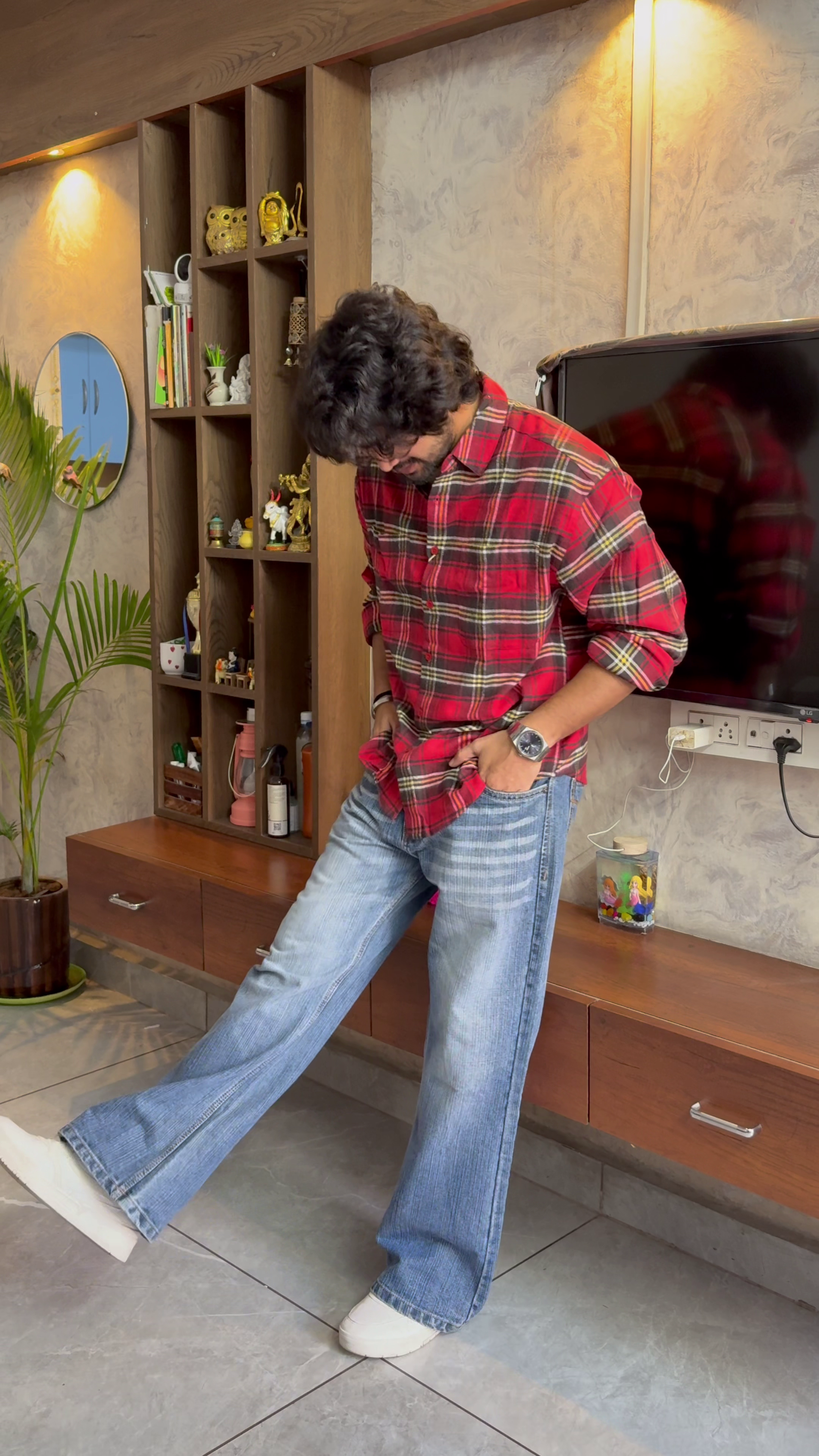 Trendy Multicolor Checked Casual Shirt