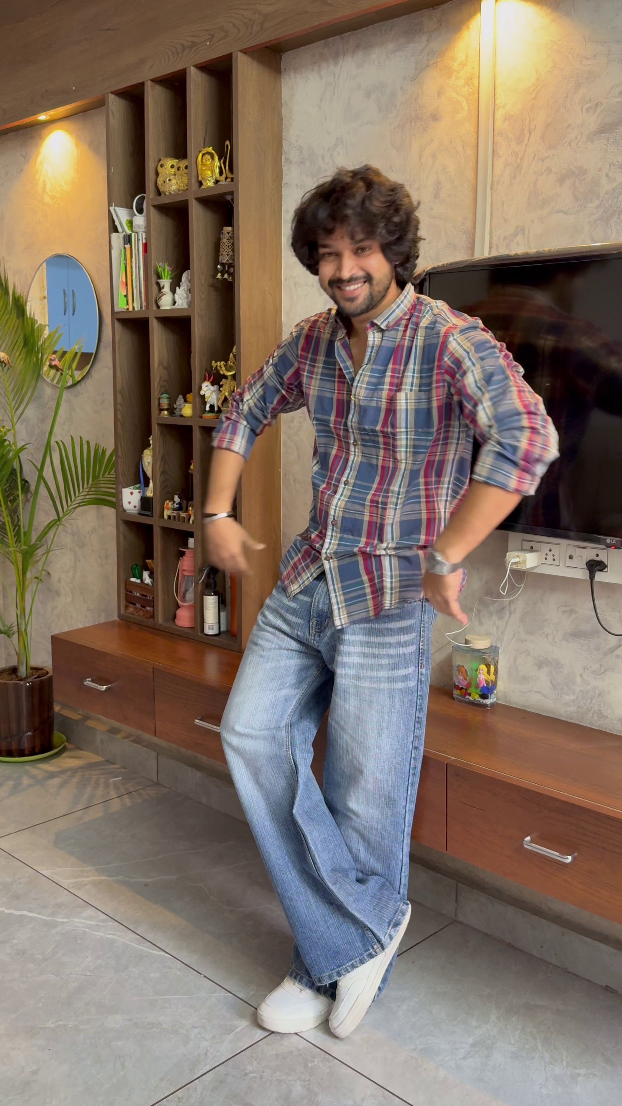 Trendy Multicolor Checked Casual Shirt