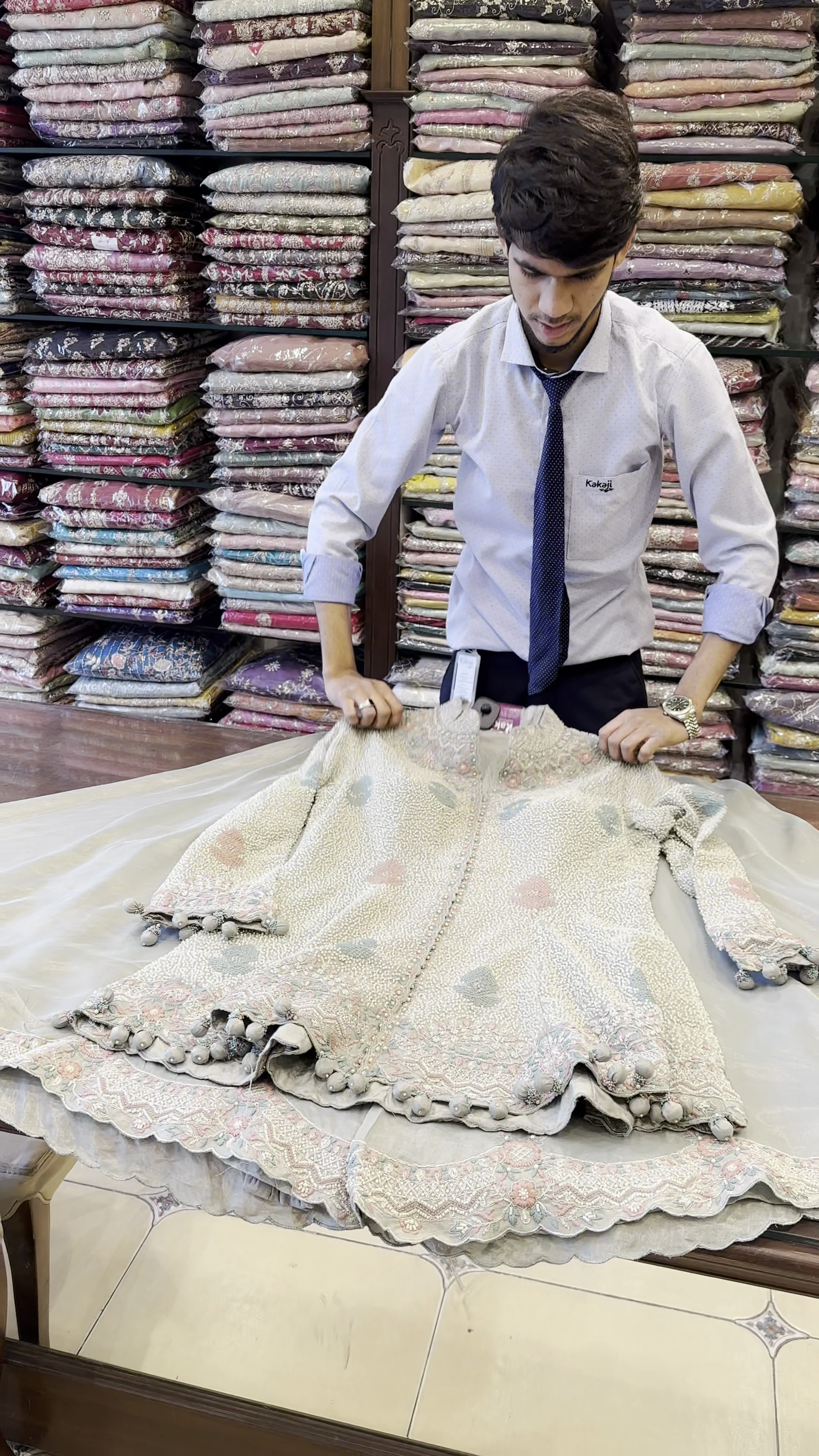 Pastel Embroidered Sharara Set