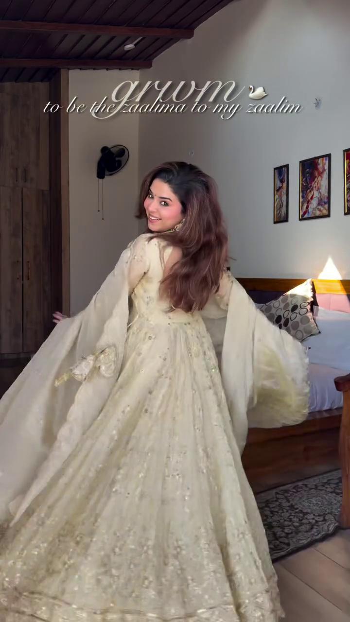 Ivory Designer Lehenga Ensemble