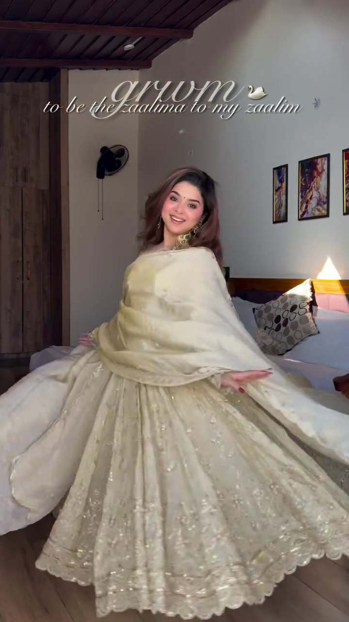 Ivory Designer Lehenga Ensemble