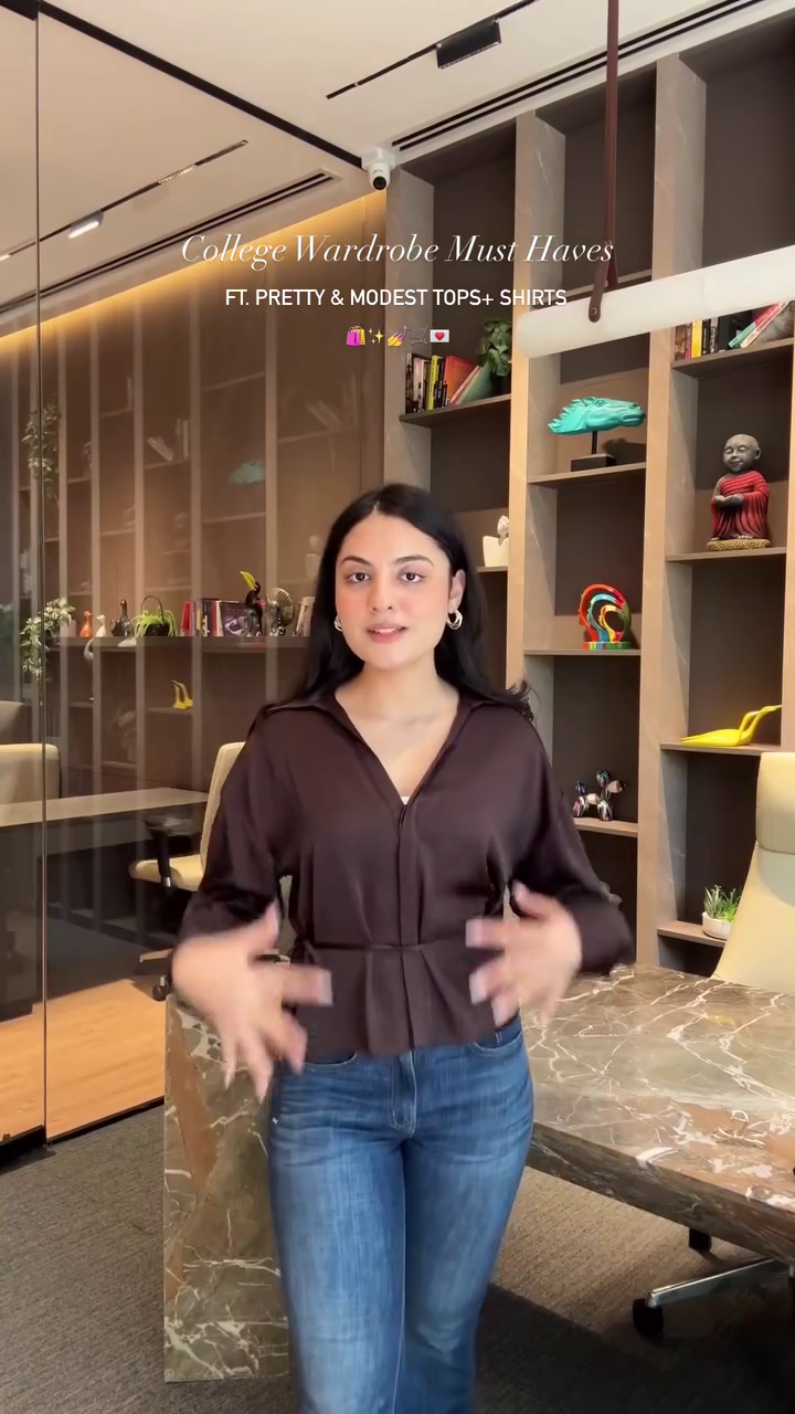 Powder Blue Ruffle Top