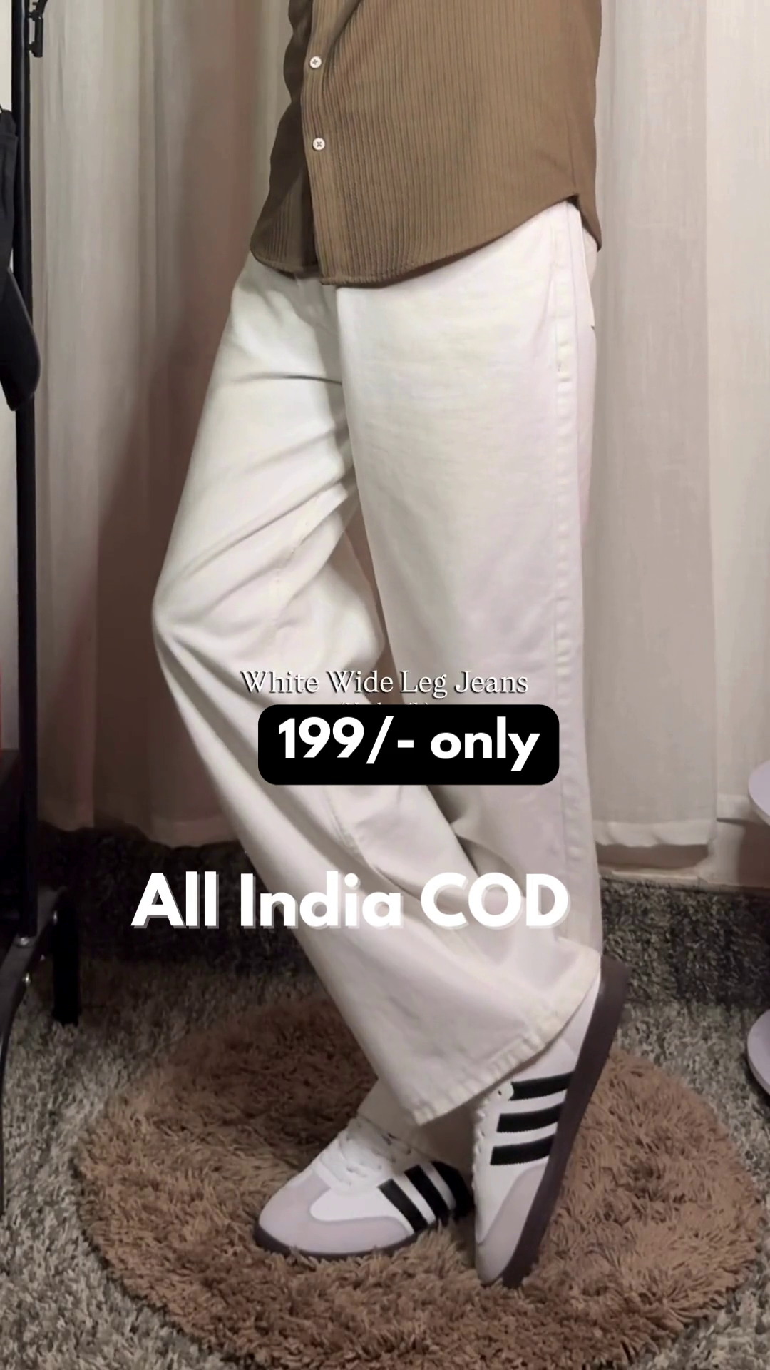 White Wide Leg Jeans