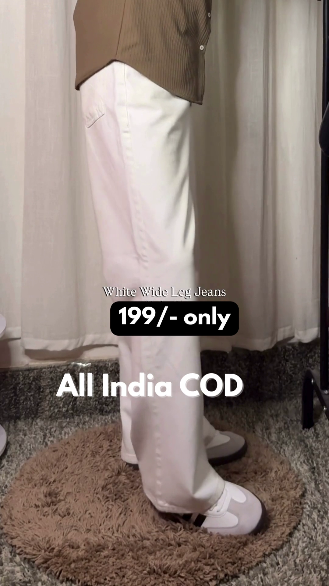 White Wide Leg Jeans