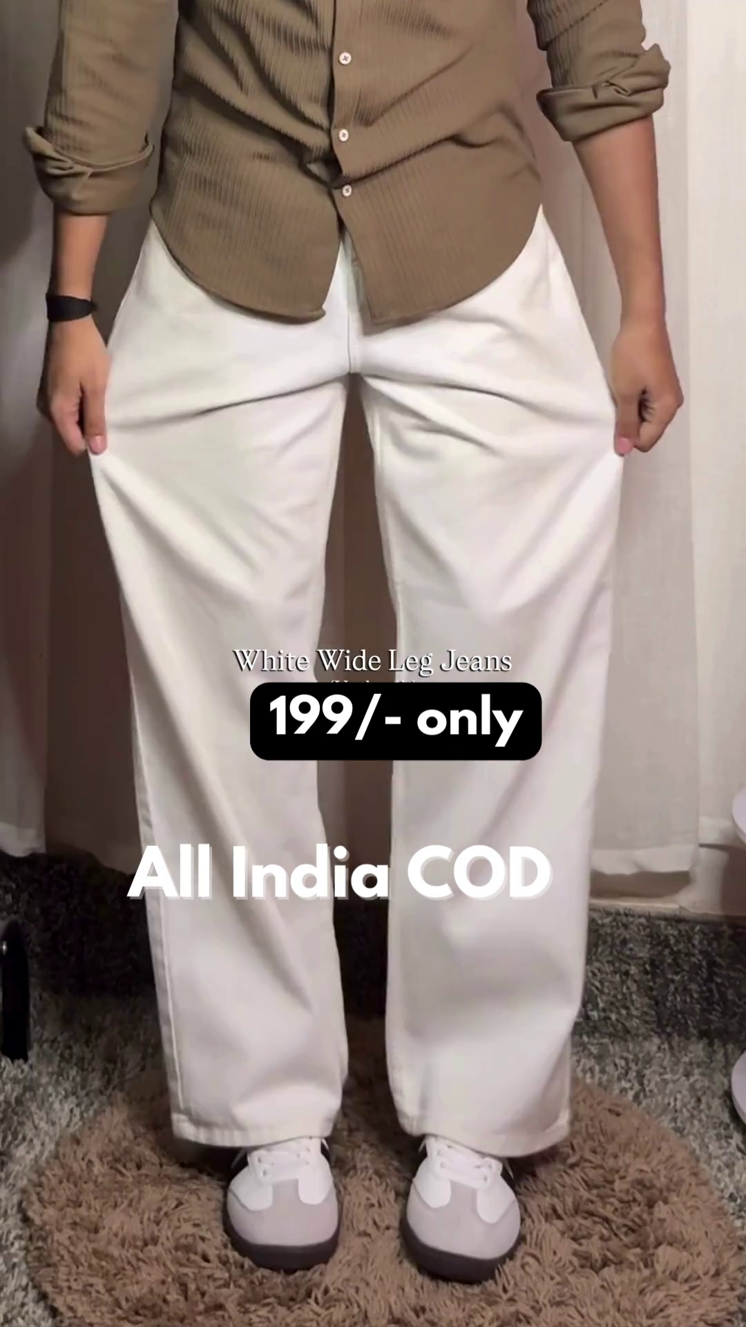 White Wide Leg Jeans