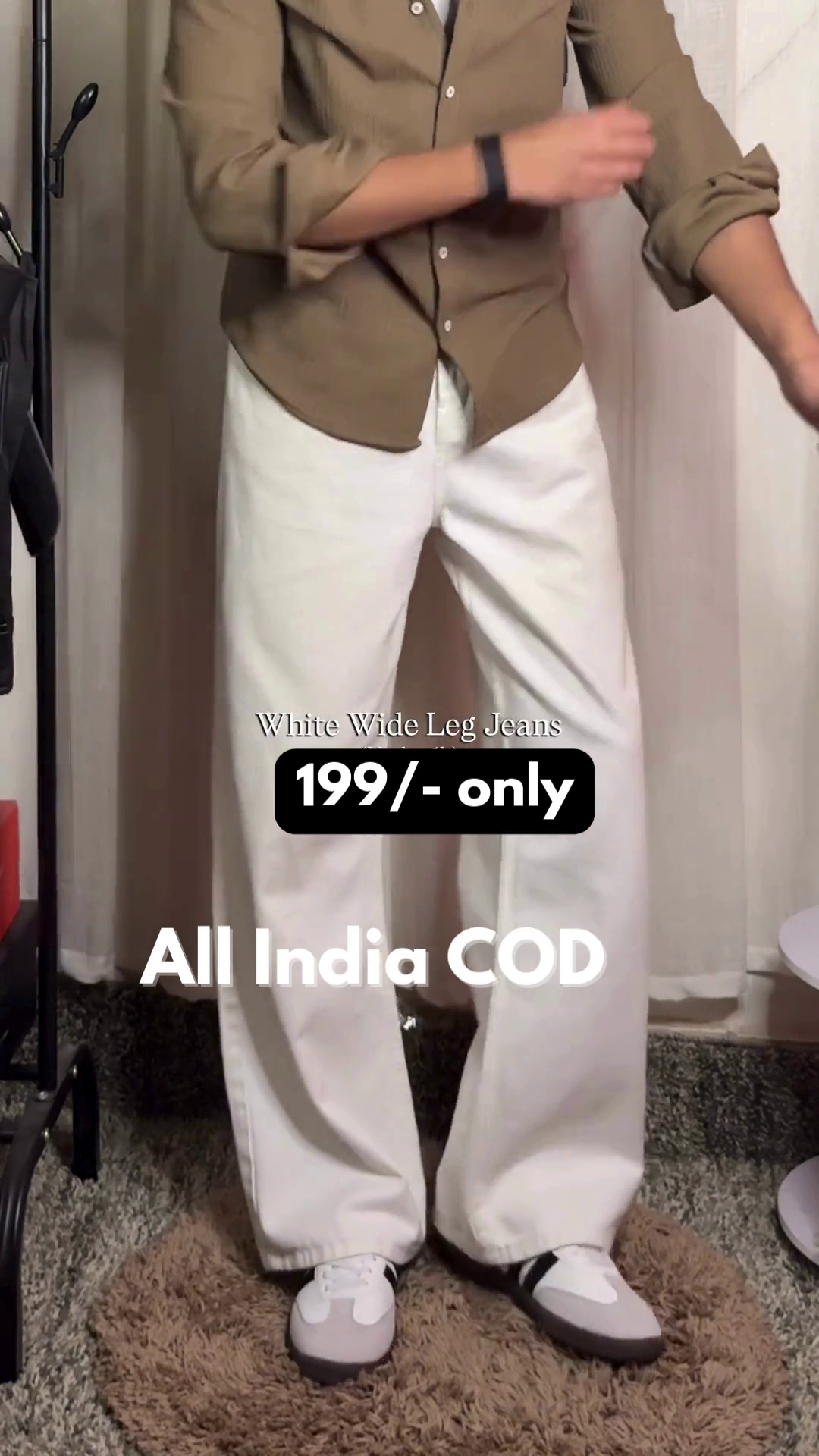 White Wide Leg Jeans