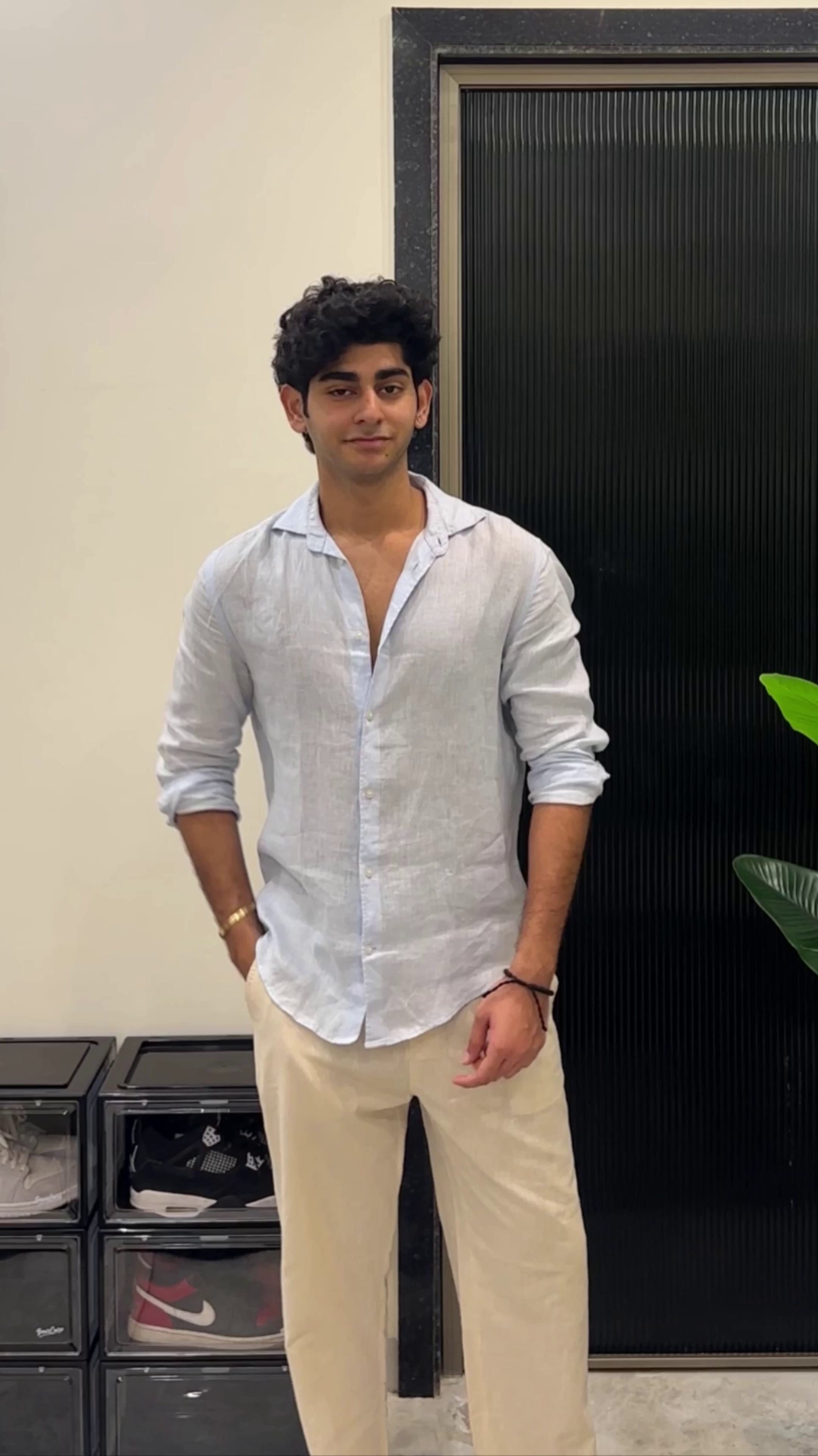 Light Blue Linen Shirt