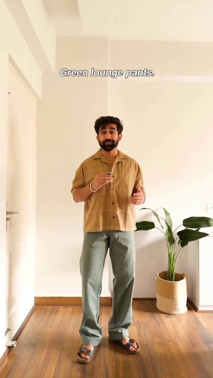 Comfort Fit Beige Baggy Pants for Modern Street Style