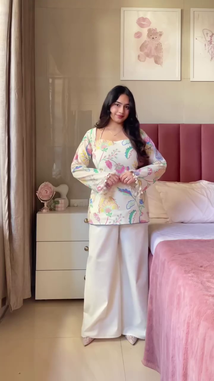 Chic Floral Printed Designer Top for Women