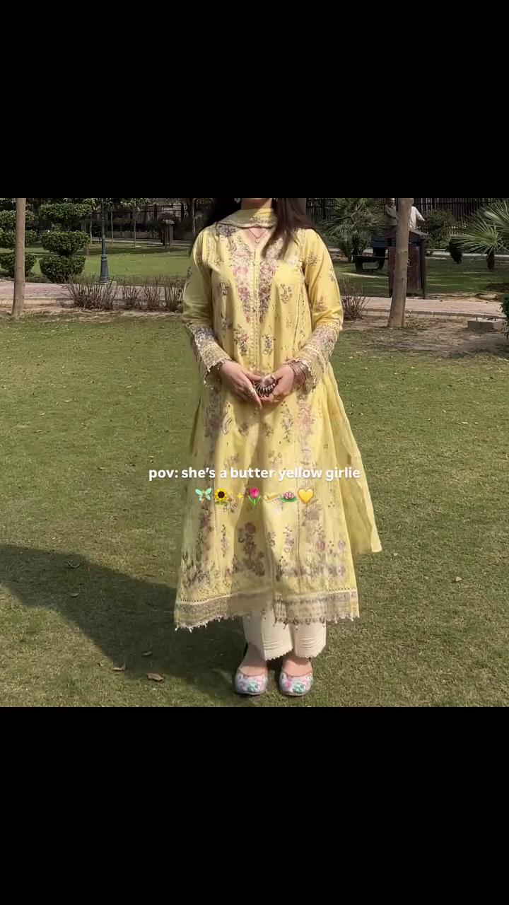 Elegant Butter Yellow Embroidered Kurta Set