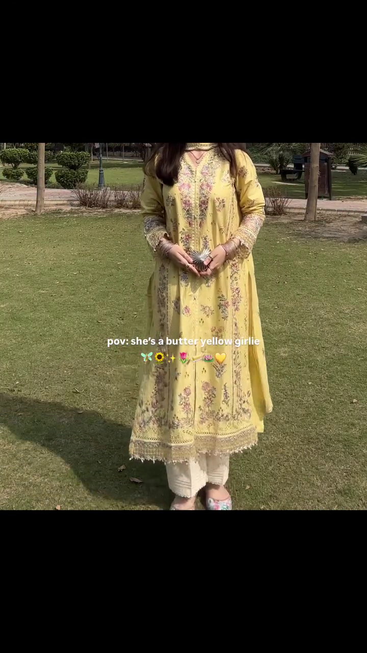 Elegant Butter Yellow Embroidered Kurta Set