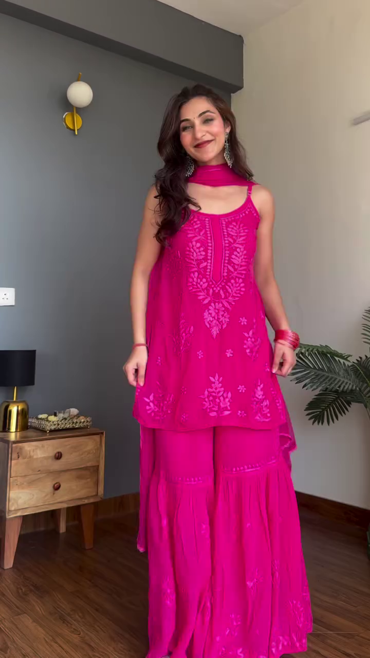 Classic Embroidered Blue Kurta Set with Dupatta