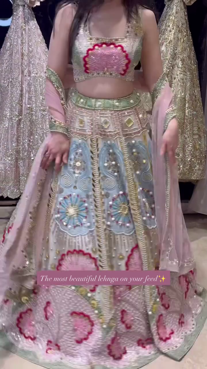 Embroidered Designer Lehenga