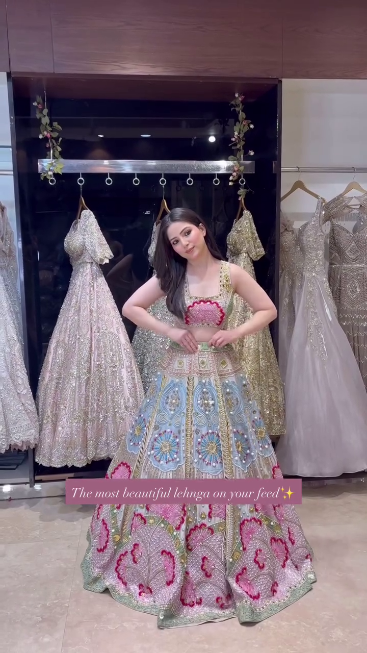 Embroidered Designer Lehenga