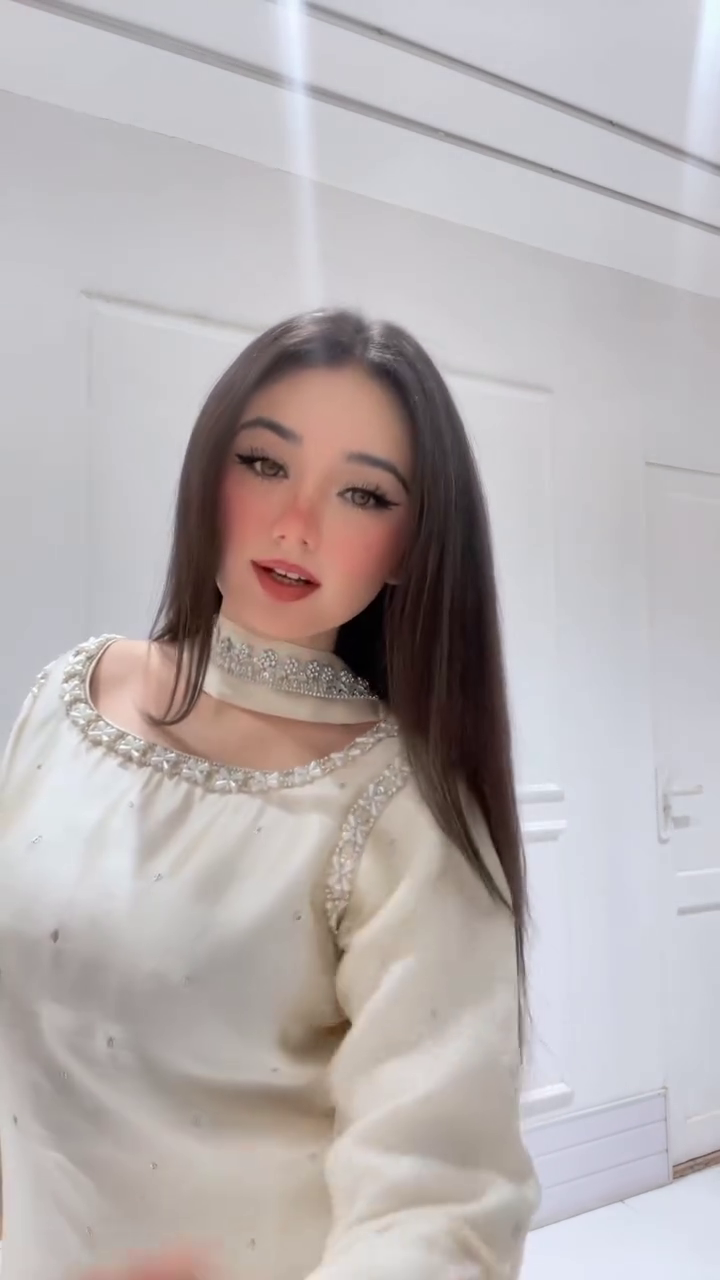 White Embroidered Festive Suit Set